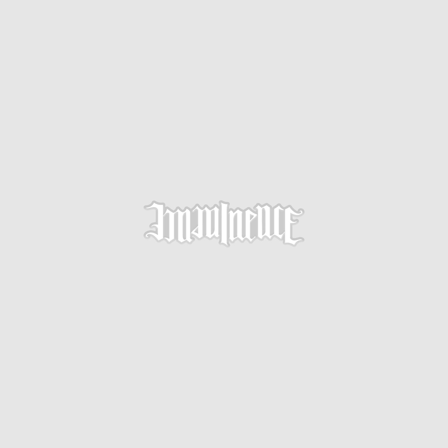 Ambigram Transparent Sticker