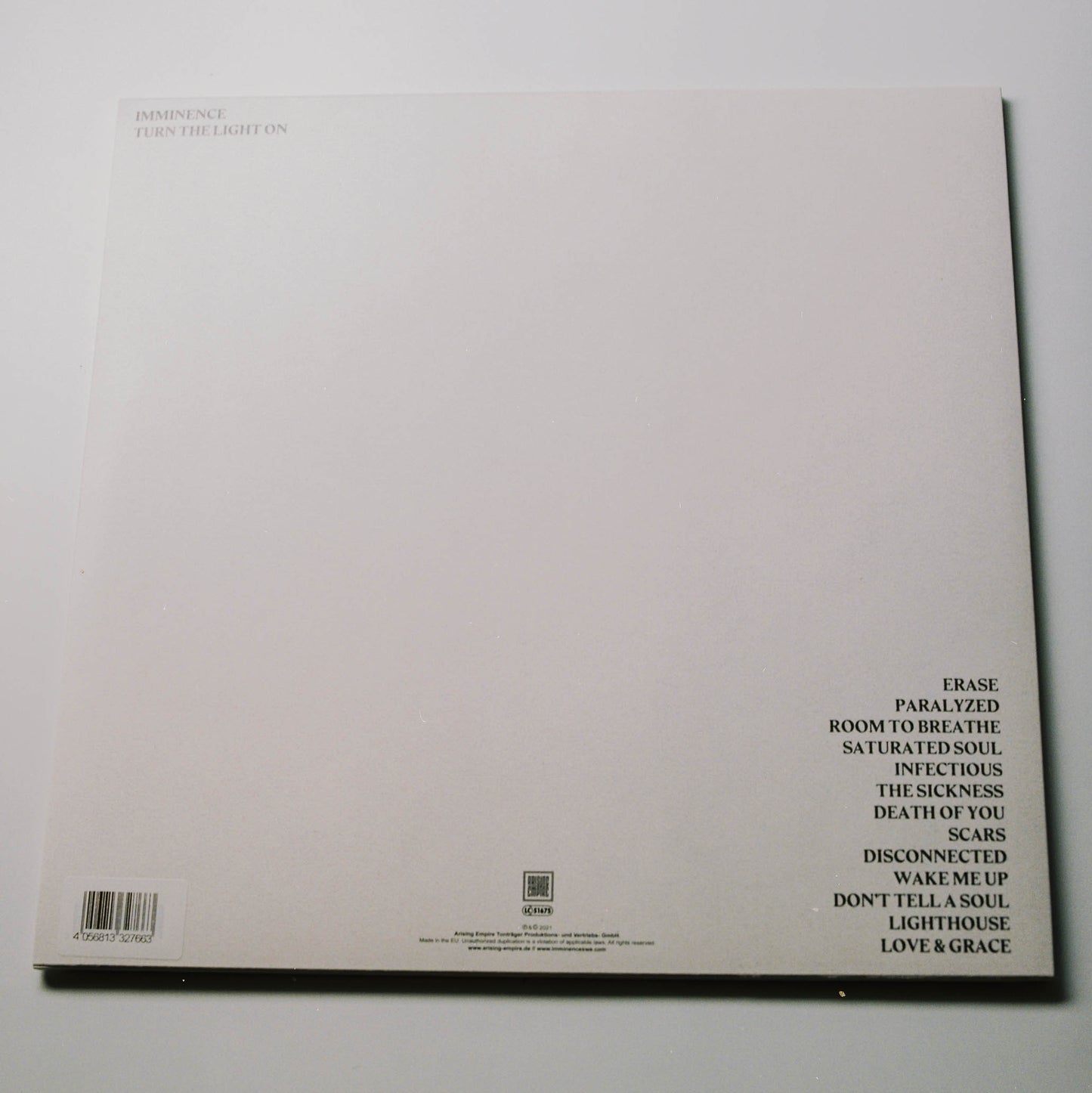 Turn The Light On - Marbled Black Vinyl